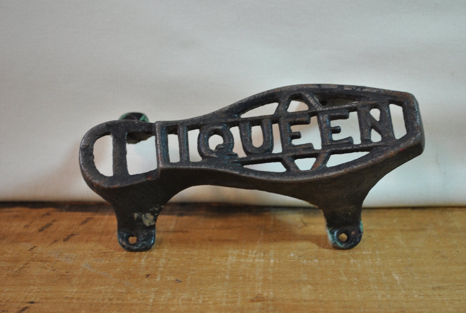 Fit for a Queen Vintage Foot Rest Shoe Shine Rest Cast