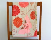 Baby Minky Blanket - Big Butterfly Stroller Blanket, Car Blanket, Pram Blanket 28" x 32" (72cm x 81cm) Baby Shower Gift