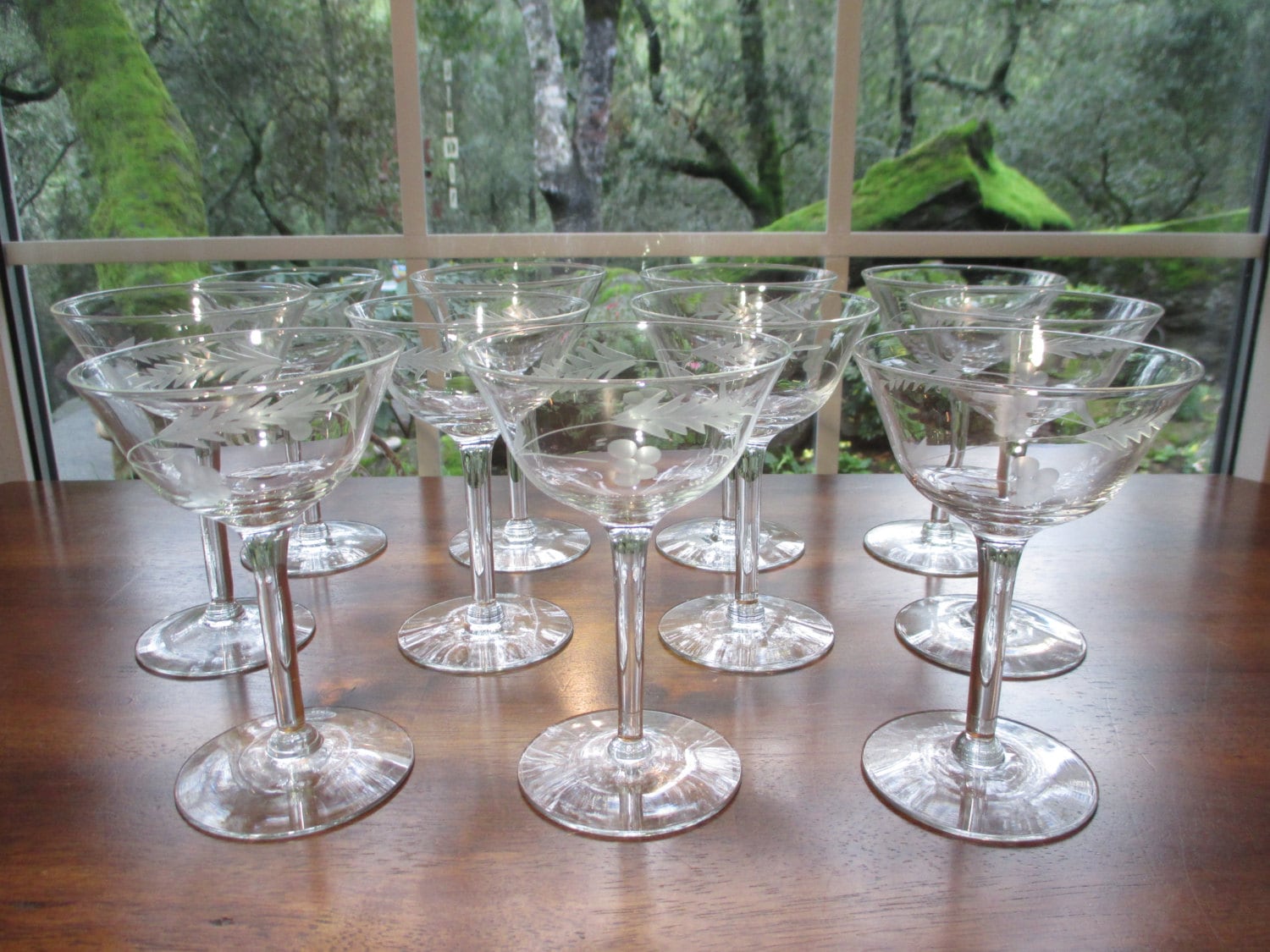 Vintage Princess House Crystal Champagne Glasses Heritage   Il Fullxfull.702386147 Cada 