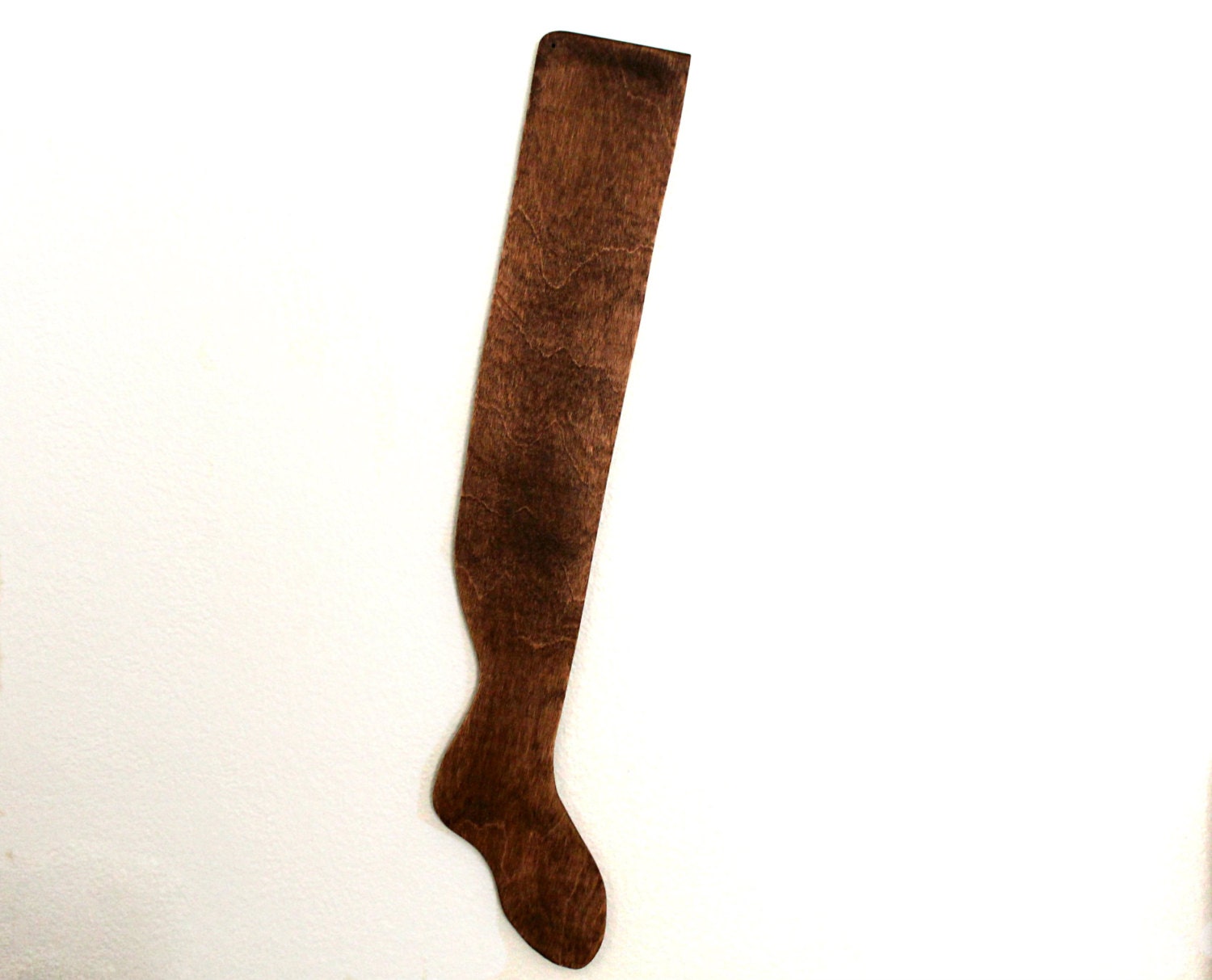antique child's sock stretcher primitive