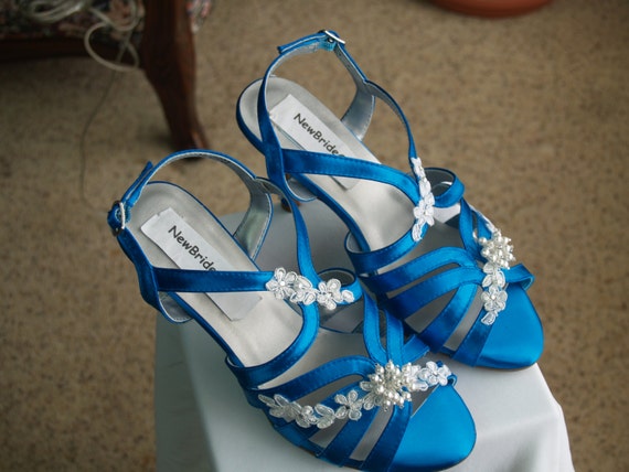 turquoise and blue shoes