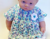 Crocheted 2PC Newborn Set, Photo prop, Gift for Infant Girl in multi color