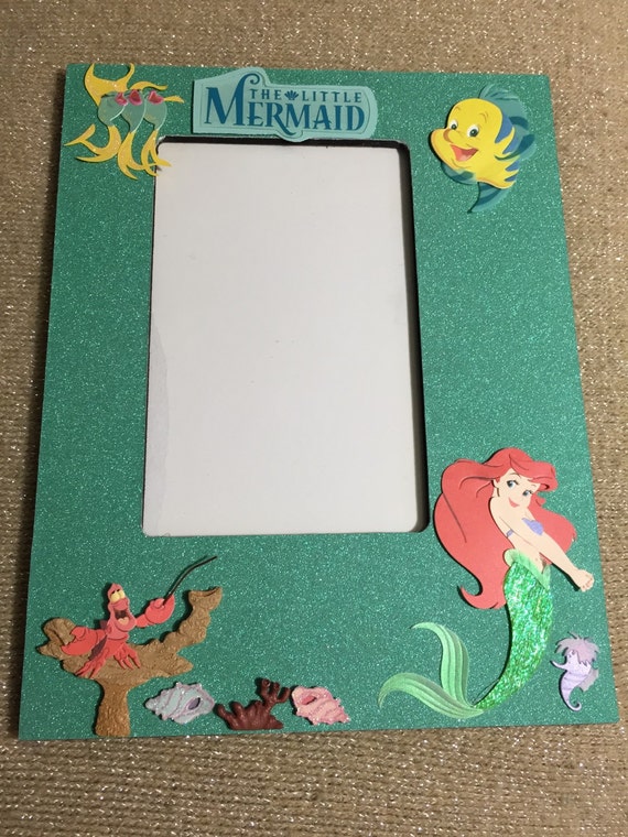 Little mermaid frame by CraftDeeDesign on Etsy