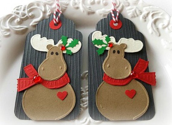 moose gift tags christmas gift tags moose by chucklesandcharms moose gift tags christmas gift tags moose by chucklesandcharms