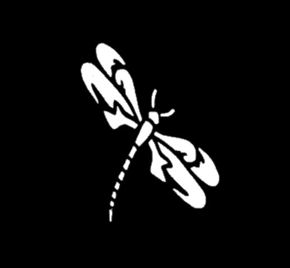 Dragonfly Car Window Vinyl Sticker Decal by ShatteringSentiments