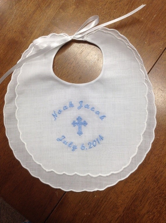 Baptism / Christening Bibs Personalized