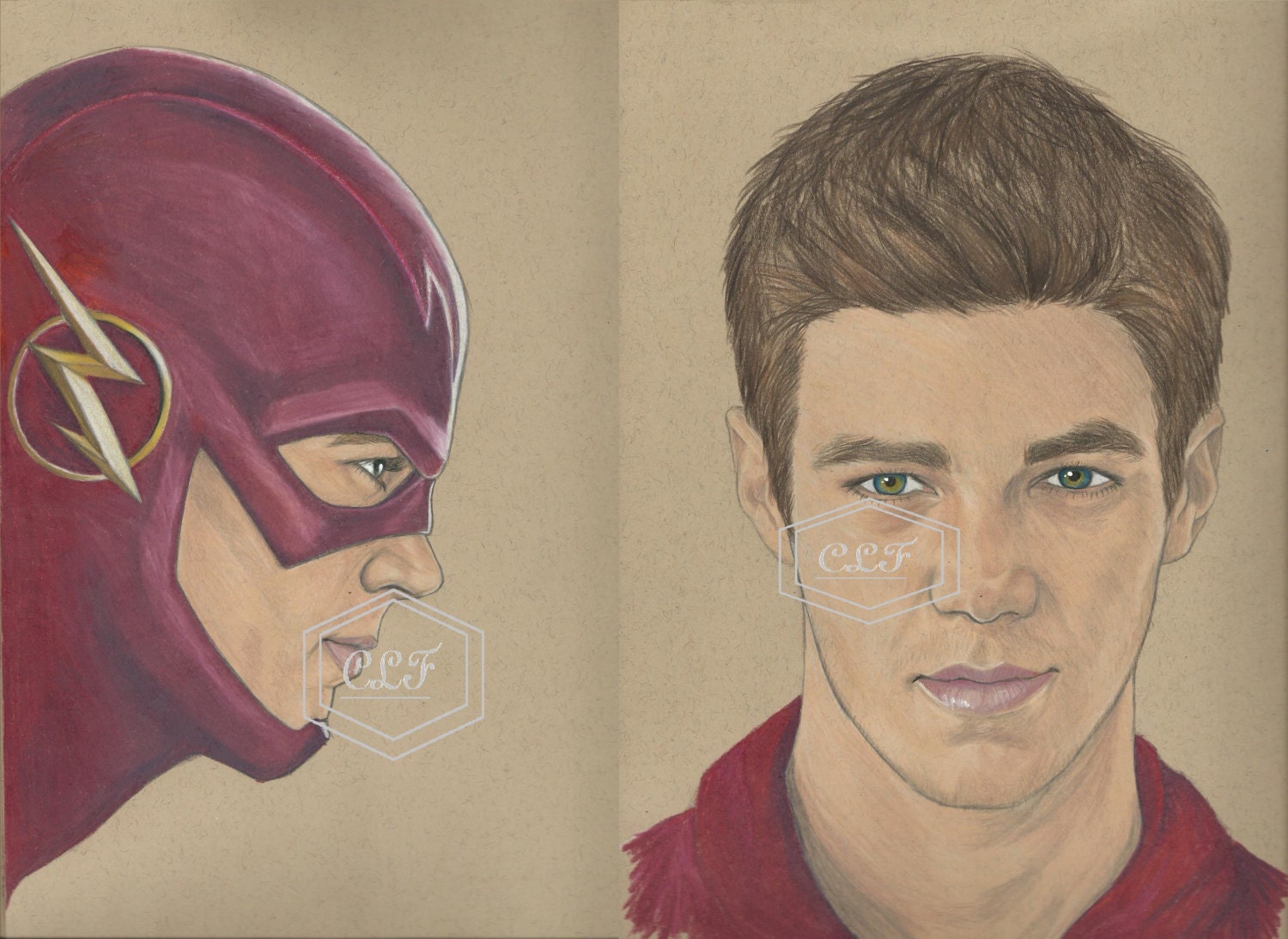 The Flash Barry Allen Drawing