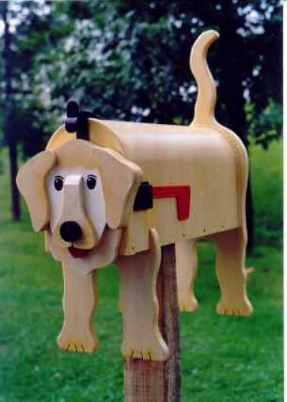 Dog mailboxes Golden Retriever mailbox