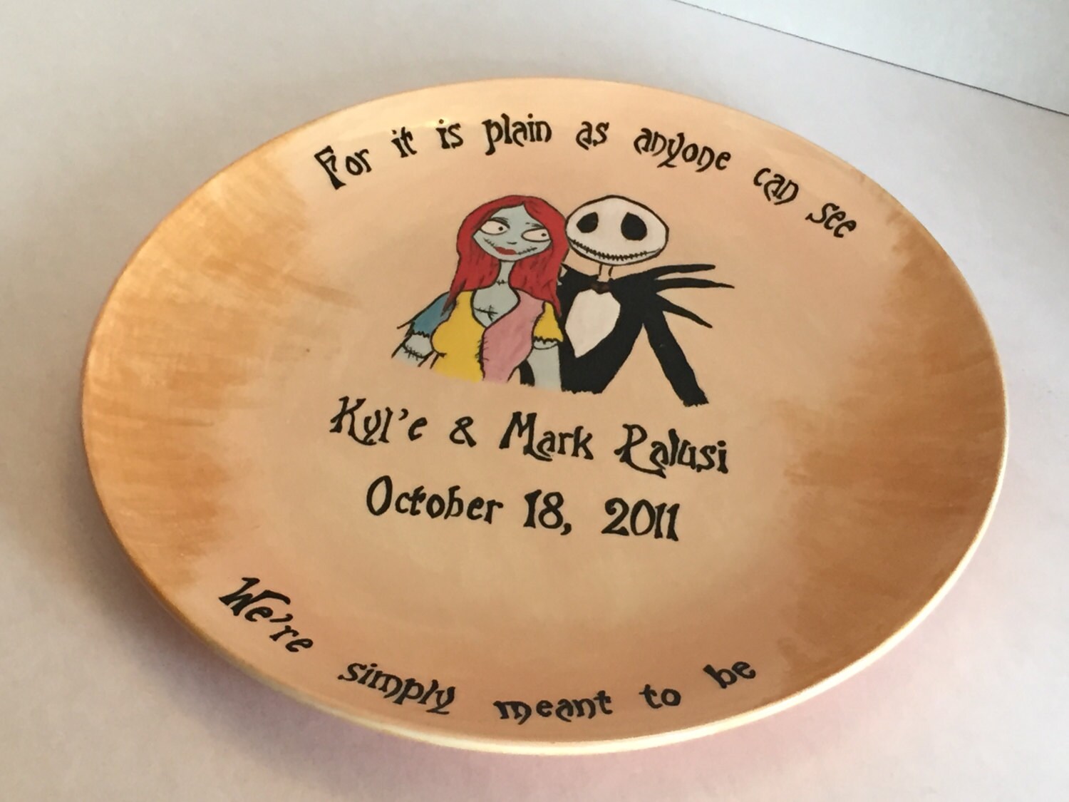 Nightmare before Christmas Themed Wedding/Anniversary