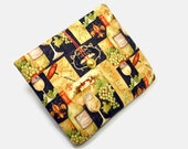 Hand Crafted Tablet Case from Red Wine Fabric/Case for:iPad,Kindle Fire HDX,Samsung Galaxy Tab, Google Nexus, iPad Air, Nook HD