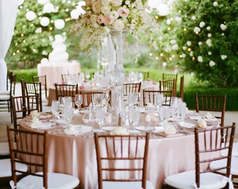 Blush Tablecloths, FREE 1DAY SHIP Overlays,Blush Wedding, Baby Shower, Bridal Shower, Light Pink, Fathers Day, Sweet 16, Derby, Quinceaneras