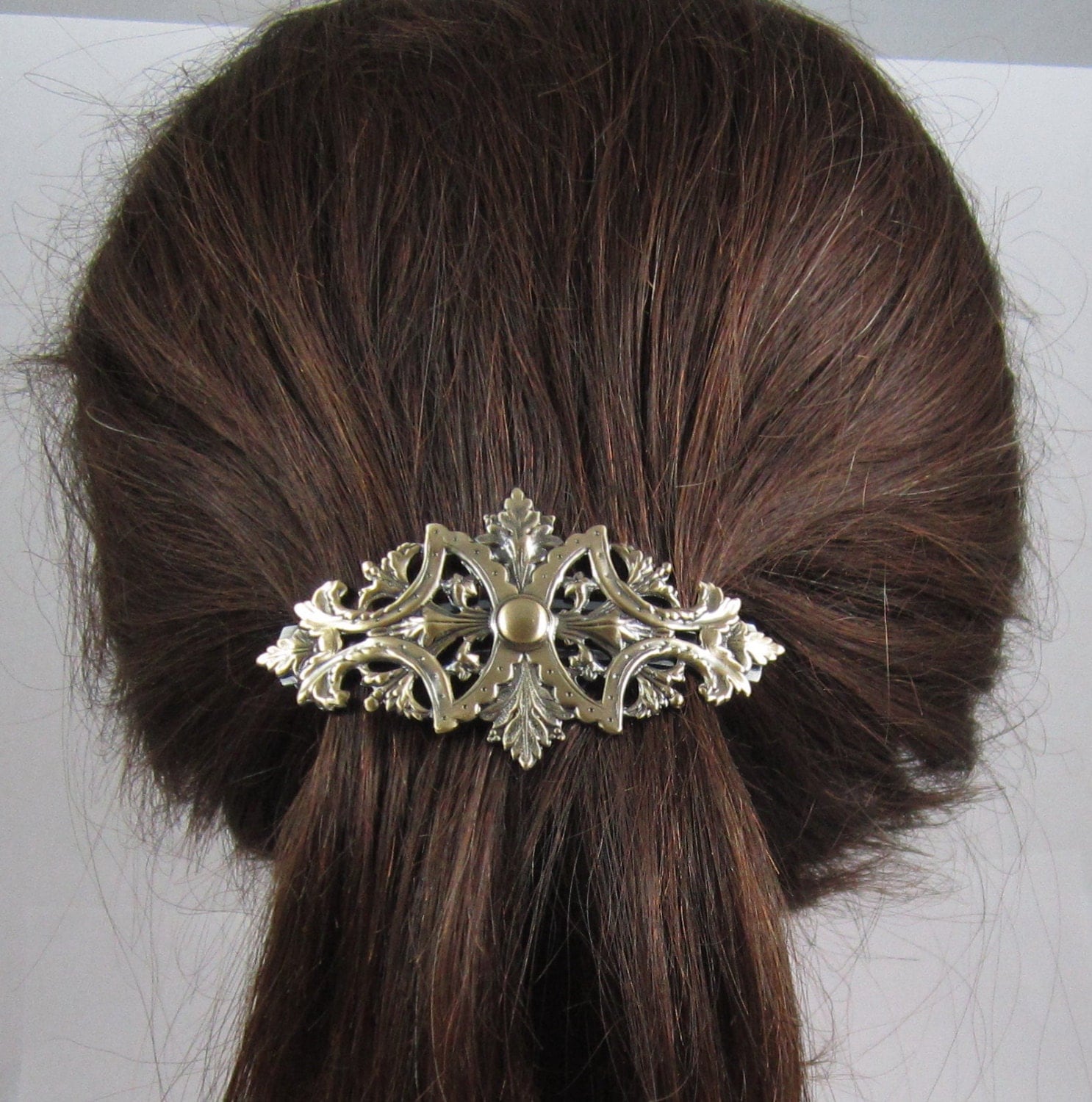 Vintage Victorian French Barrette 80MM Hair by PINSwithPERSONALITY