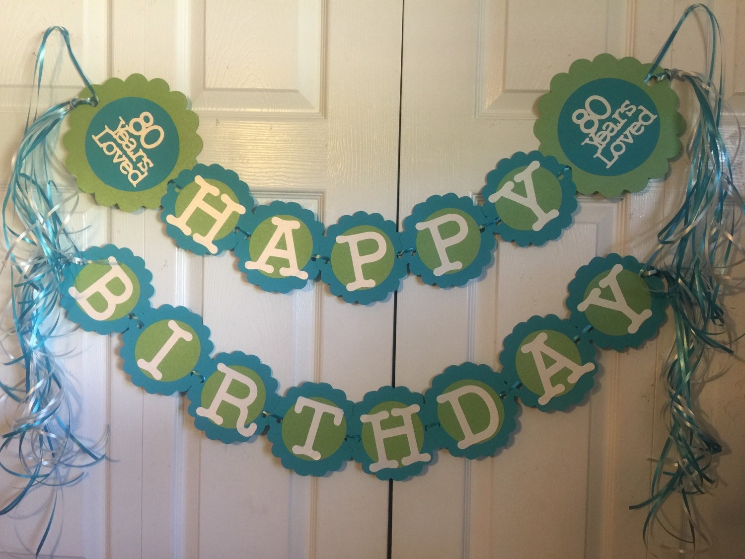 80th Birthday Banner