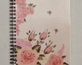 CYBER MONDAY SALE!  Spiral notebook,spiral bound journal, diary, dream journal, lined pages, gift, acrylic