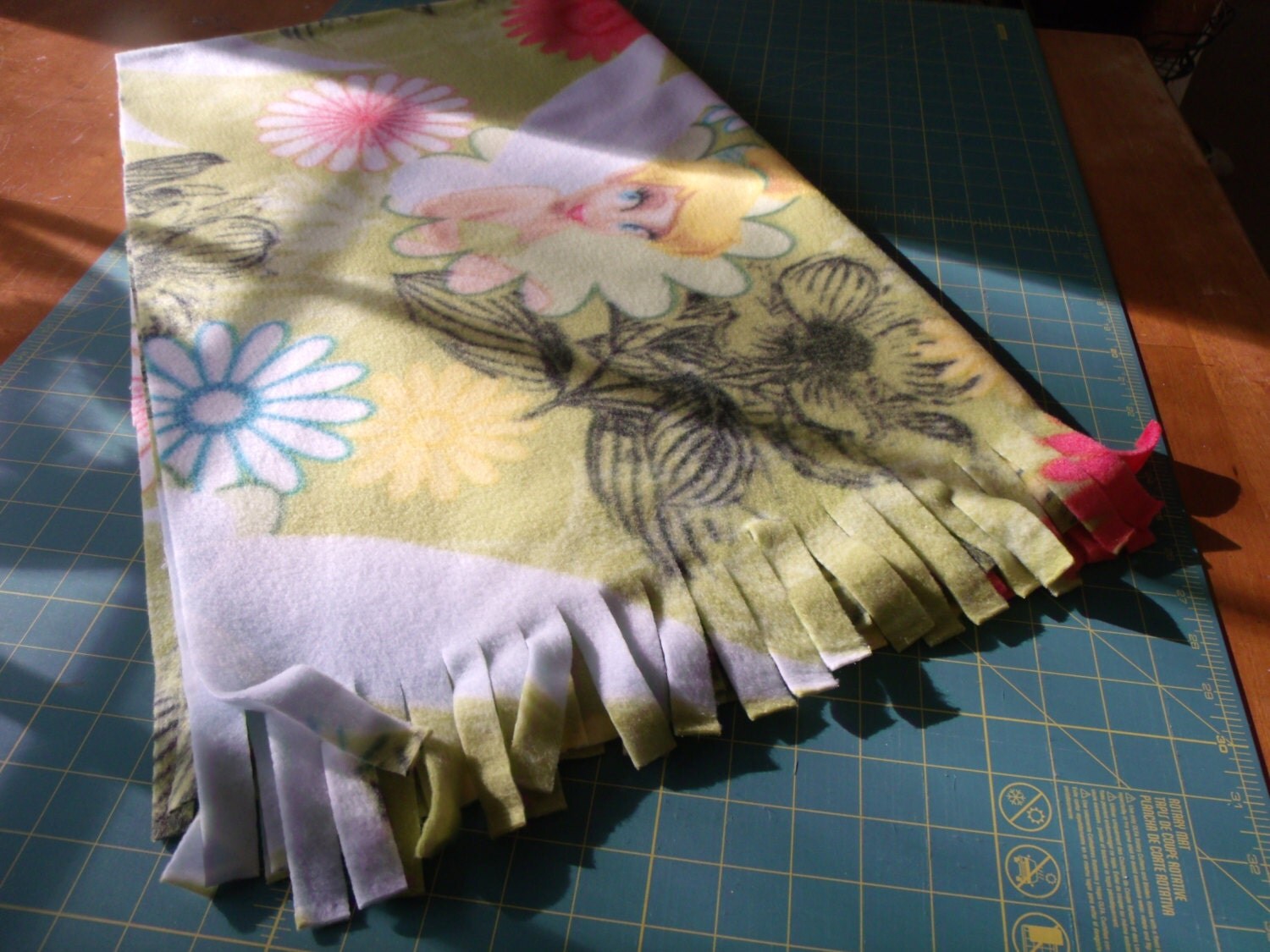 small fleece lap blanket