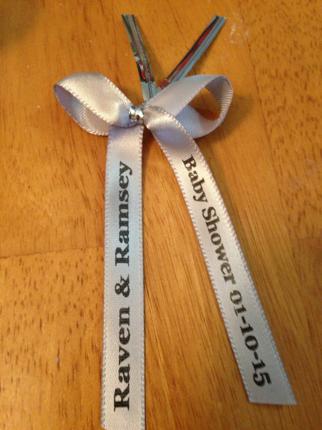 Personalized Ribbon For Party Favors 25 baby shower favors