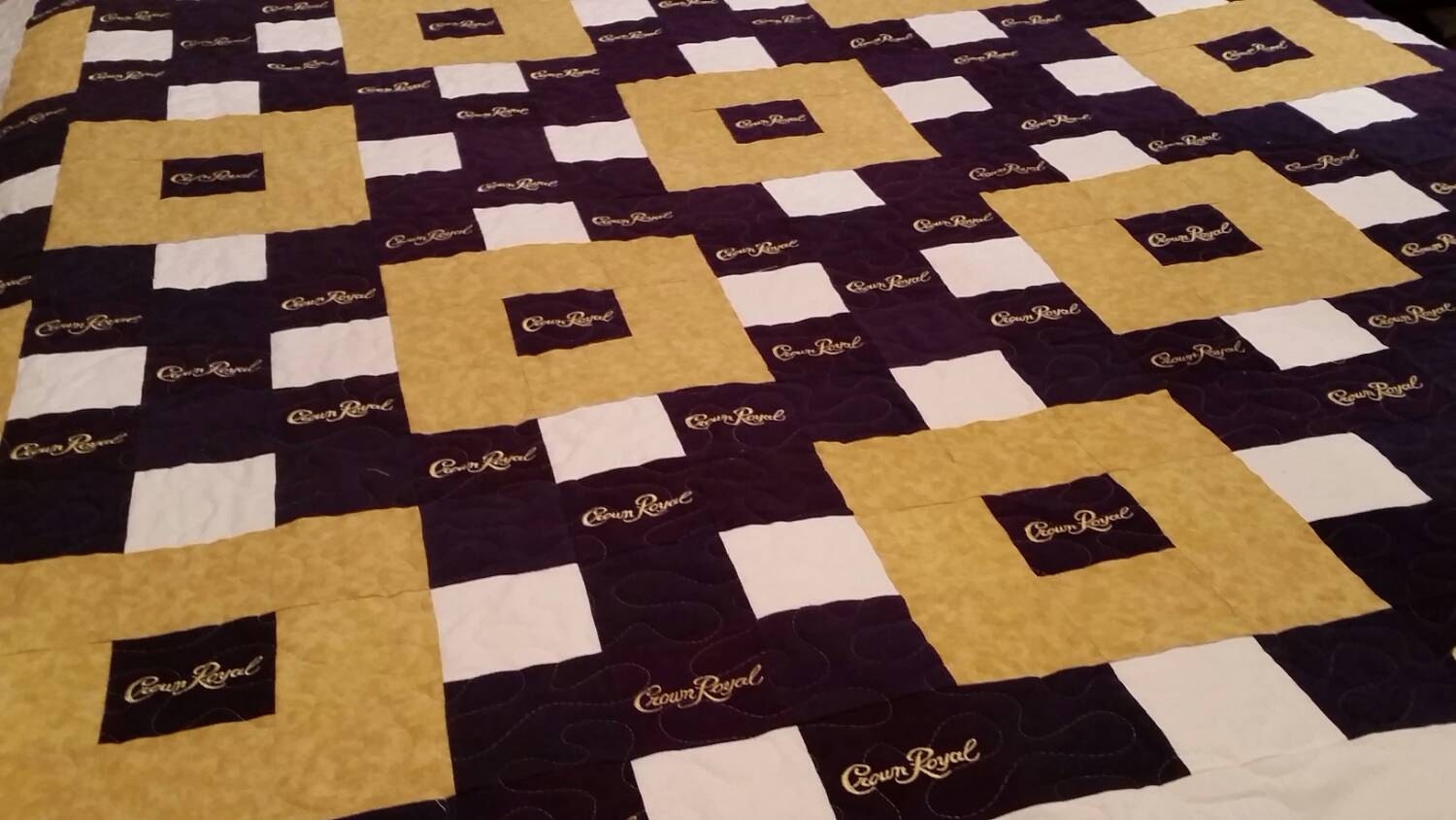 Crown Royal Quilt Custom Made to Order Crown Royal Quilt