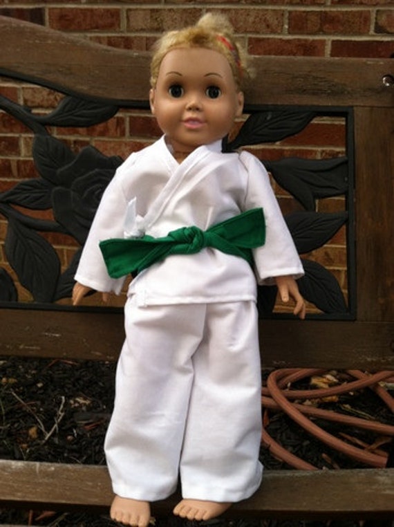 Taekwondo, Karate, JiuJitsu 18" Doll Uniform