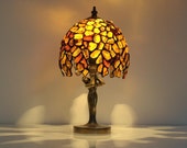 Baltic Amber and Stained Glass Lamps Suncatchers by AmberGlassArt