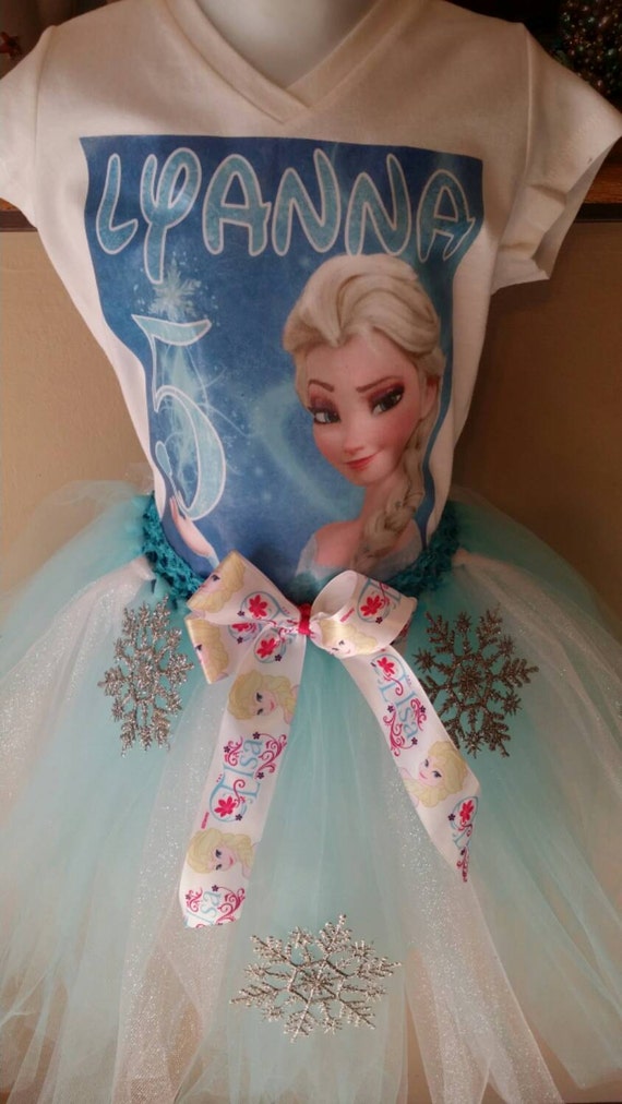 frozen birthday tutu