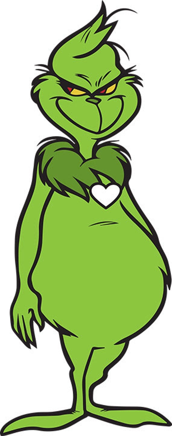 Printable Large Grinch Cut Out