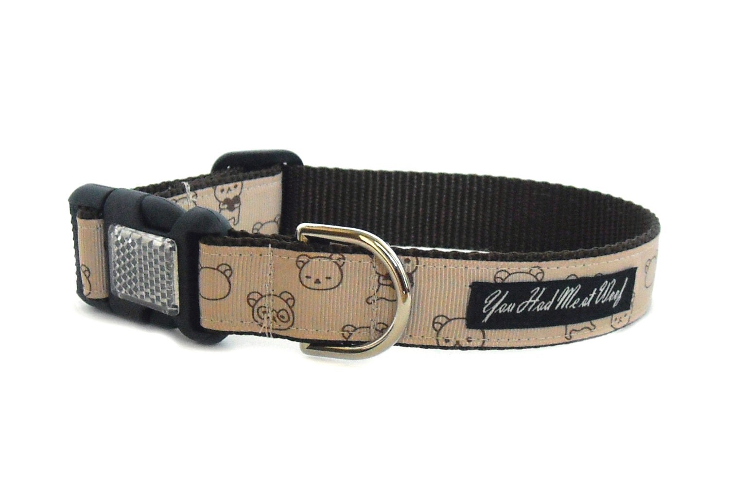 Teddy Bear Dog Collar Cute Dog Collar Teddy Bears 1 inch