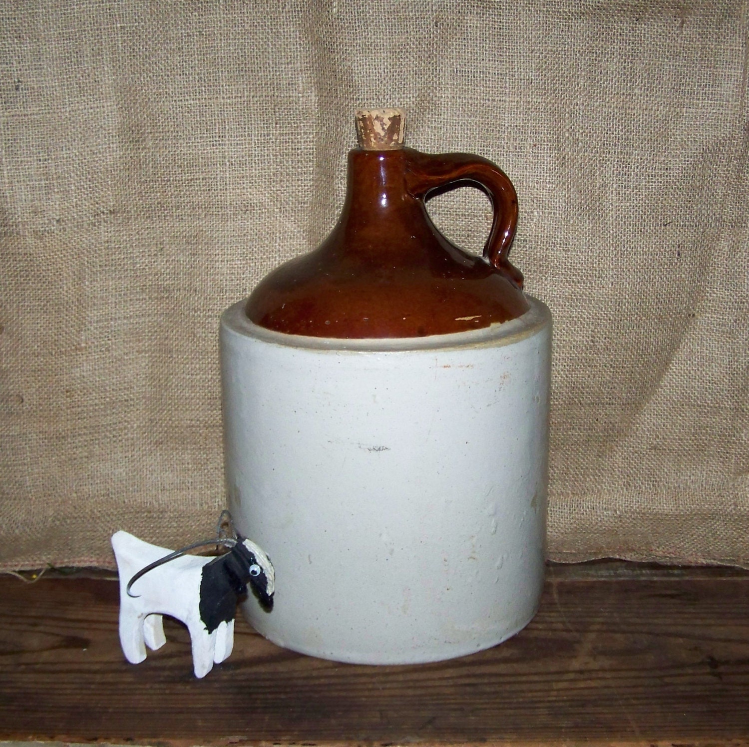 Crock Jug Crock Whiskey Jug by on Etsy