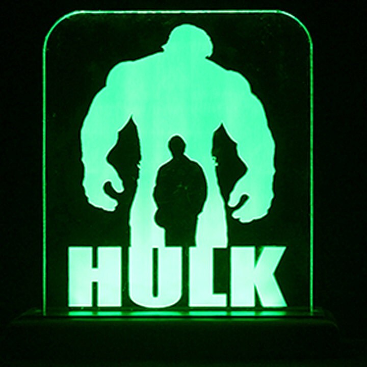 The Incredible Hulk Acrylic LED light sign led display sign