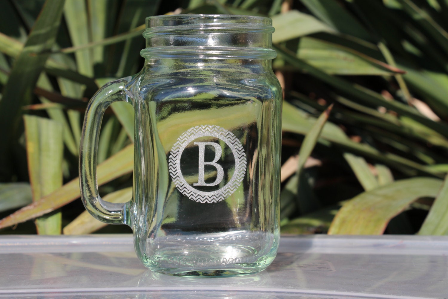 Personalized Mason Jars Wedding Mugs Etched Glassware
