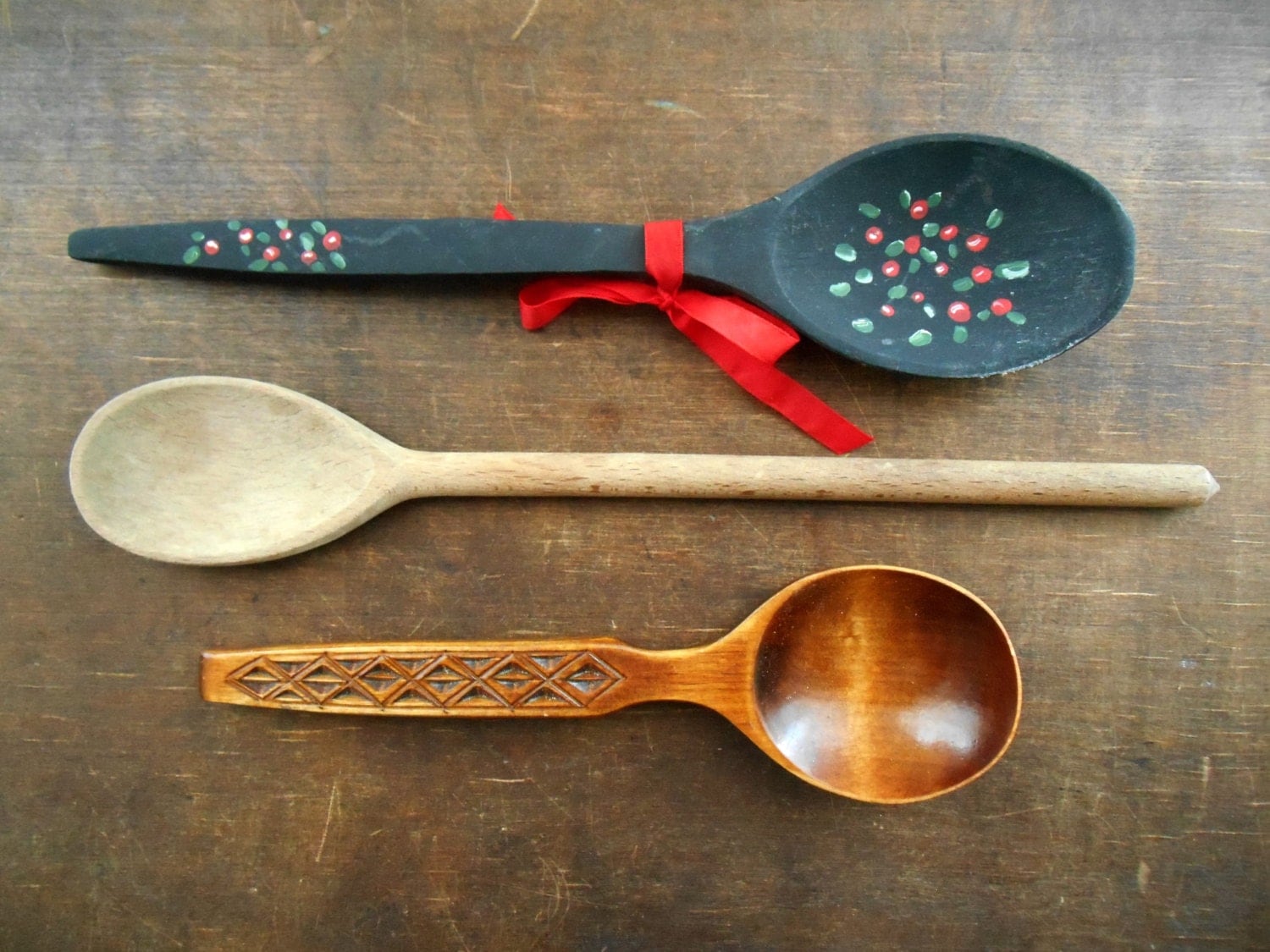 wooden spoon set for cooking