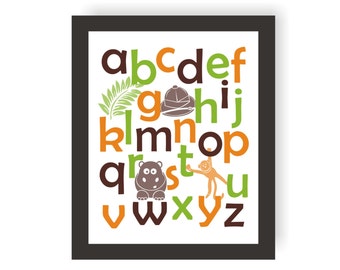 safari alphabet etsy