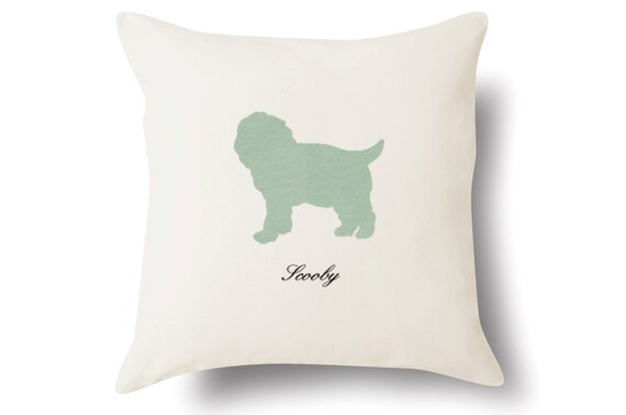 maltipoo pillow