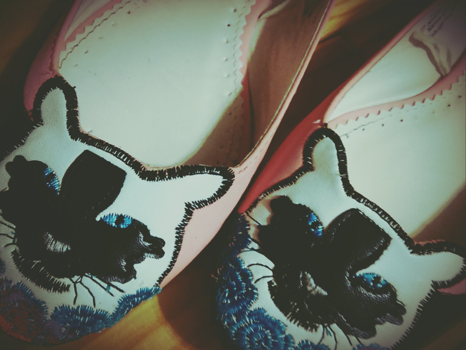kitty cat shoes cat flats urban outfitters cat lovers shoes size 7