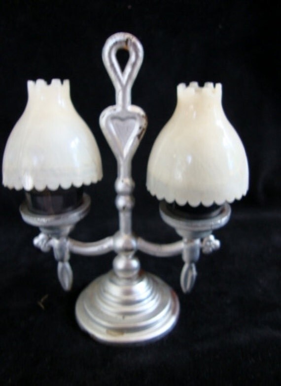 Vintage Lamp Salt and Pepper
