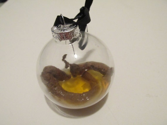 Poop And Pee In Glass Christmas Ornament Medium By KaylouDesigns