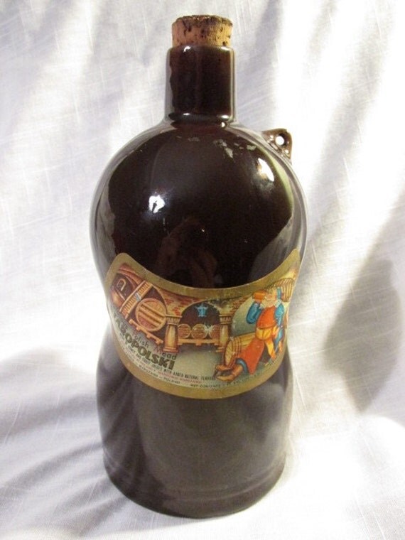 Staropolski Polish Mead Earthenware Bottle