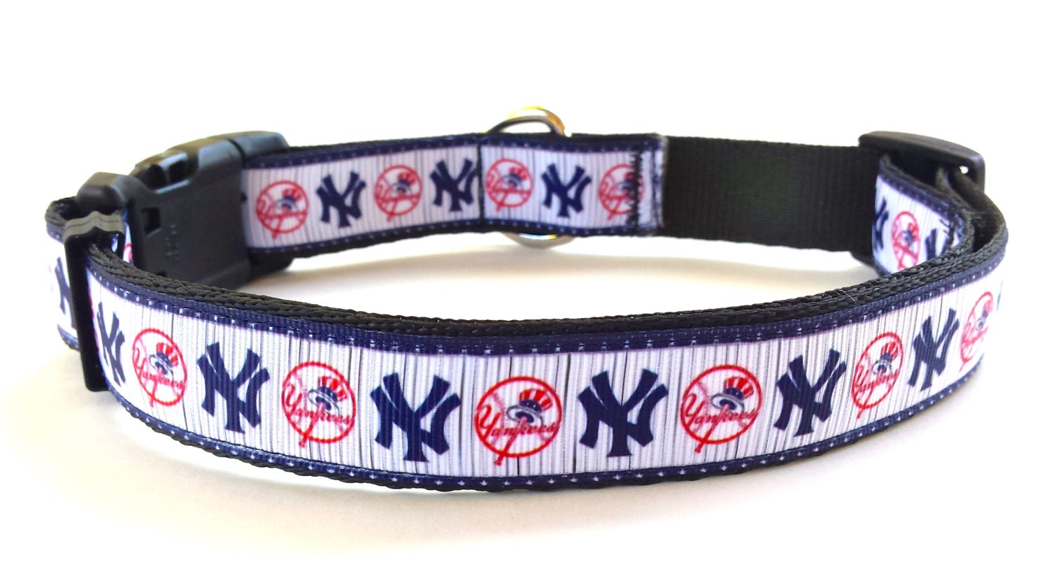 New York Yankees Pinstripe Dog Collar