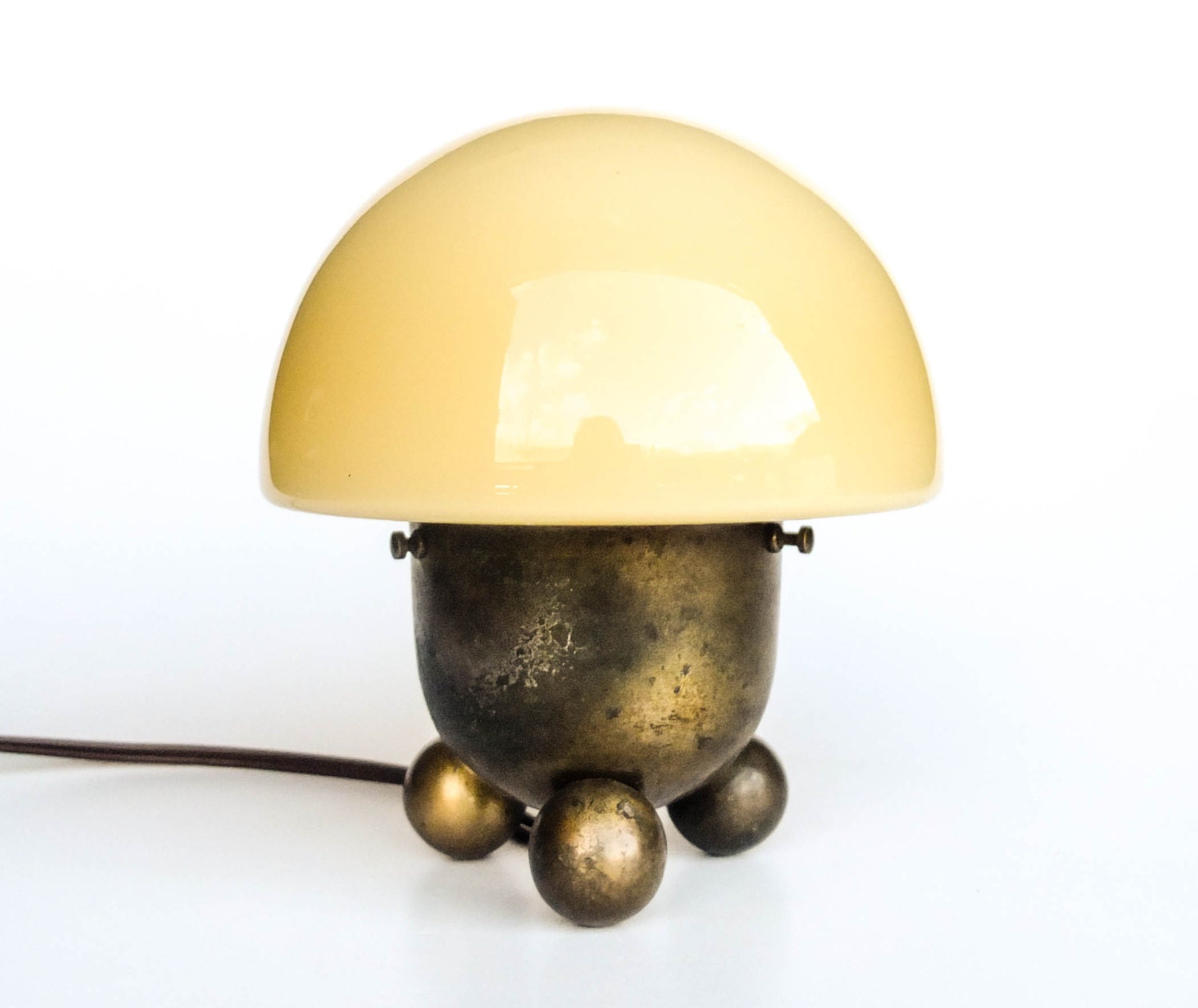 Antique Mushroom Table Lamp / Bedside Lamp / Art Deco Era