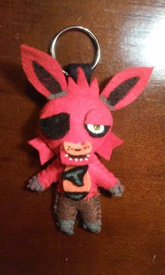 five nights at freddy's plush keychain