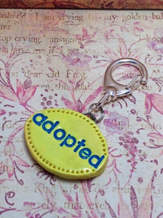 Rescued Dog Tag for Dogs Adopted Pet ID Collar Tag Dog Tag For
