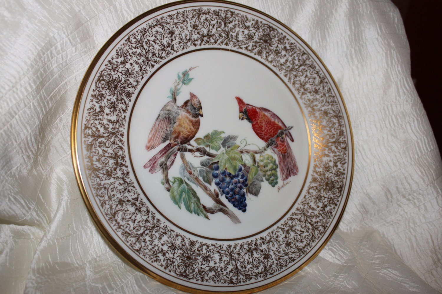 Vintage Lenox Collectible Plate 24kt gold trim