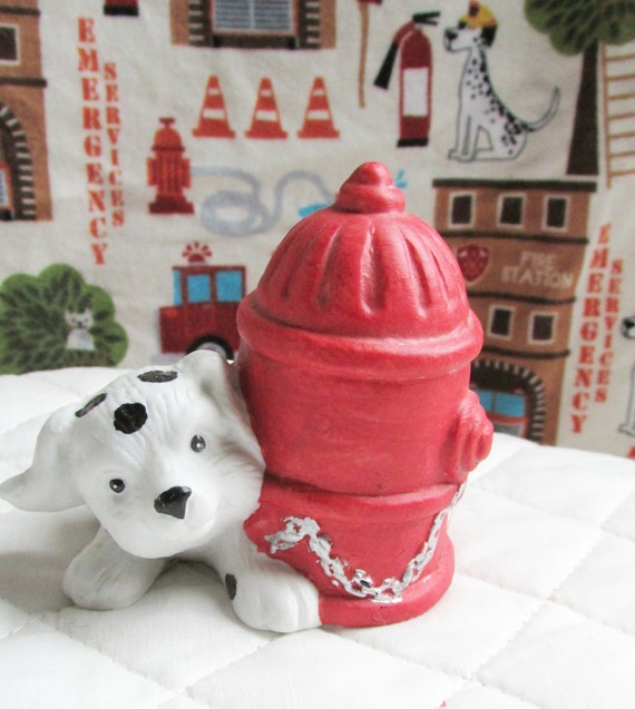 dalmatian fire dog statue