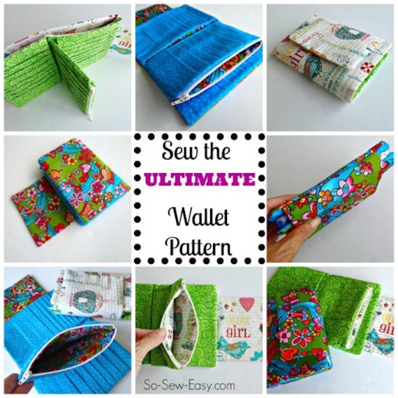 The Ultimate Wallet PDF Sewing pattern