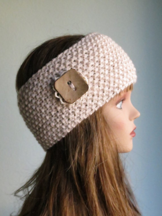 Clearance Winter Crocheted Earwarmer Winter Headband Woman Accessory 