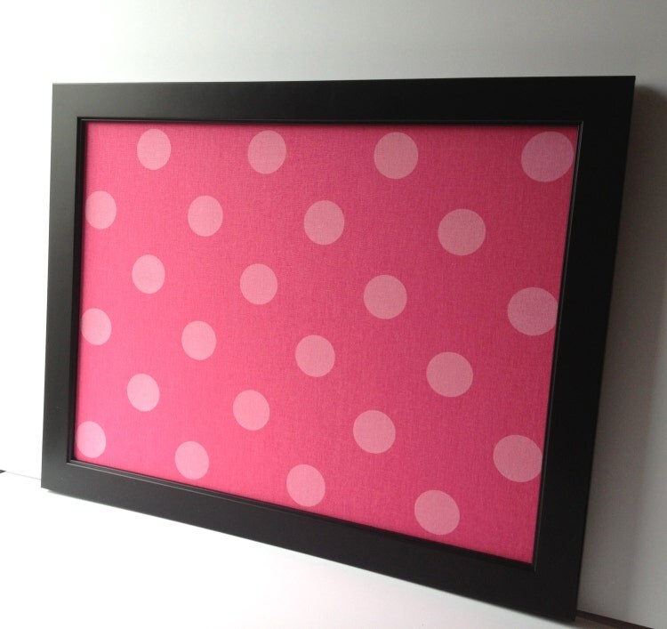 bulletin board Black frame 16x20 center by MarigoldHome