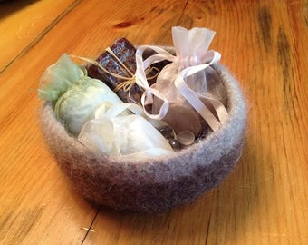 Medium Felted Wool Bowl