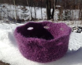 Felted Wool Bowl