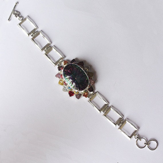 Rainbow Quartz BraceletBeautiful Bracelet by RavishingImpressions