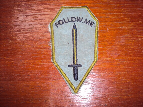 Army Follow Me Patch Army Military