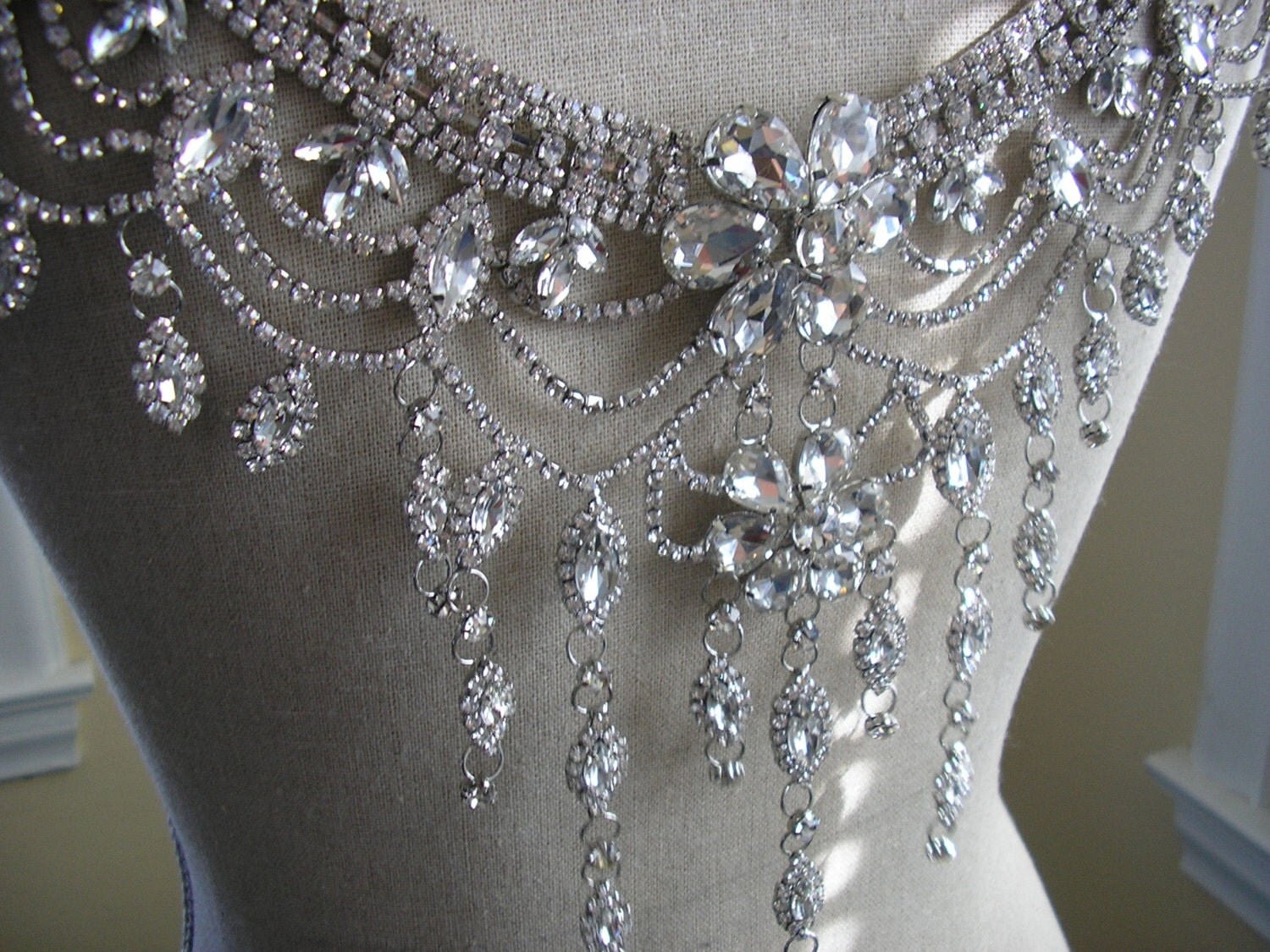 Luxury Beautiful Crystal Rhinestone Body Jewelry